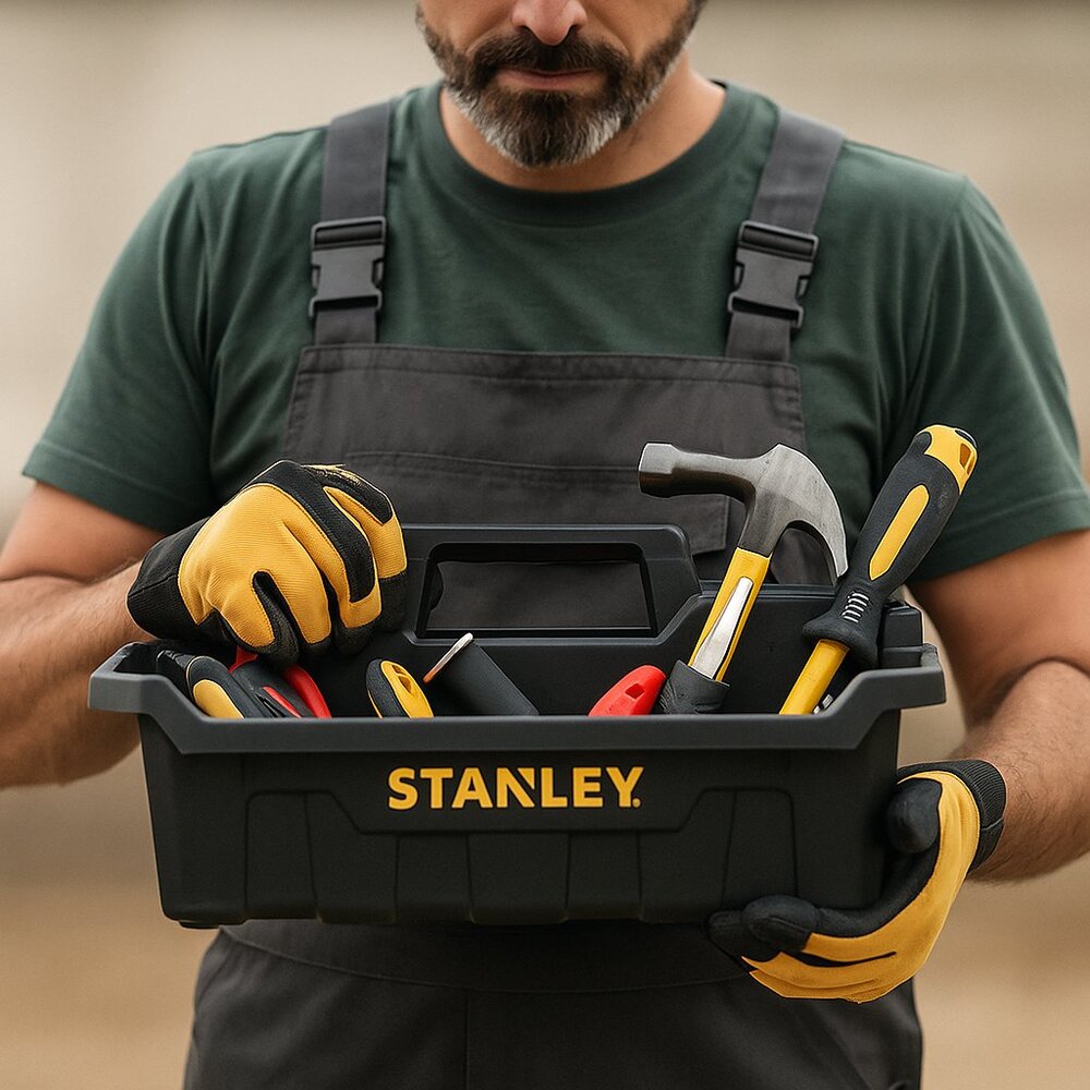 Stanley Tool Caddy Tool box toolbox organization cleaning supplies organizer or